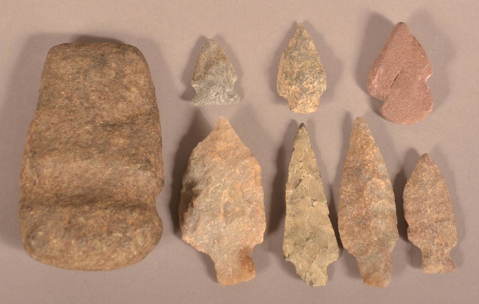 Prehistoric Berks County, PA Stone Artifacts. (1 of 2)