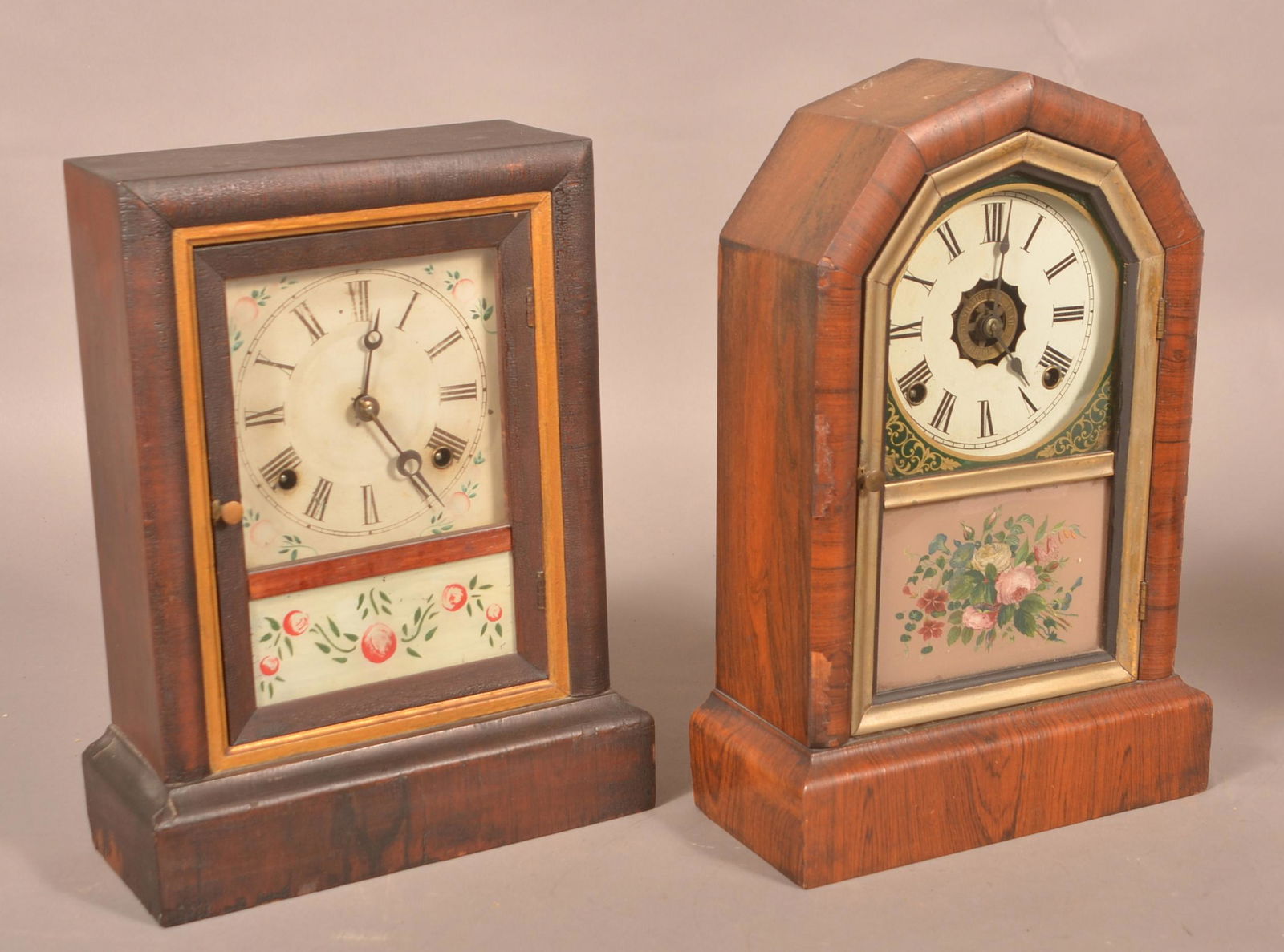 Two Ansonia Shelf Clocks. (1 of 3)