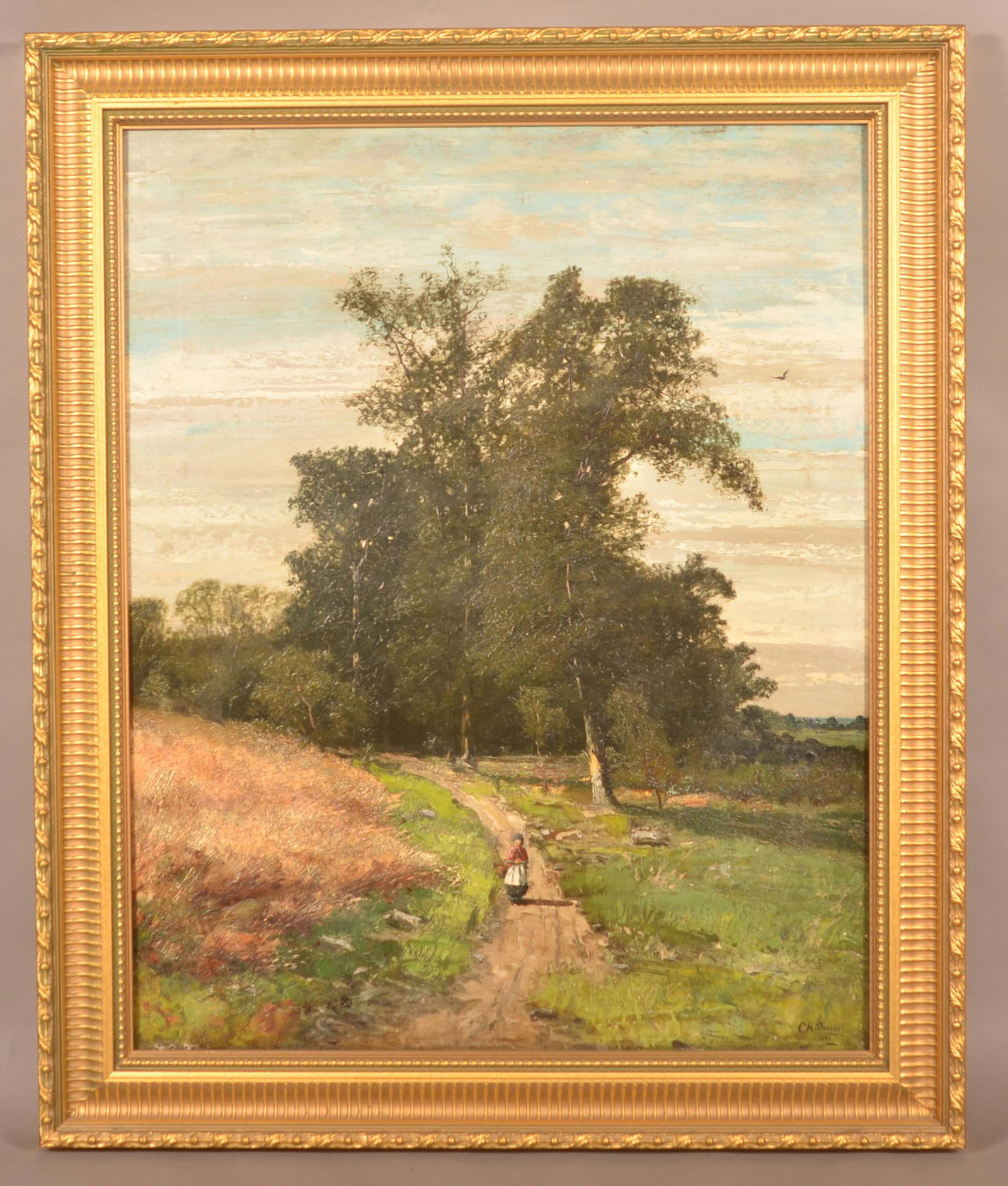 Christopher Shearer Oil on Canvas Landscape Painting. (1 of 5)