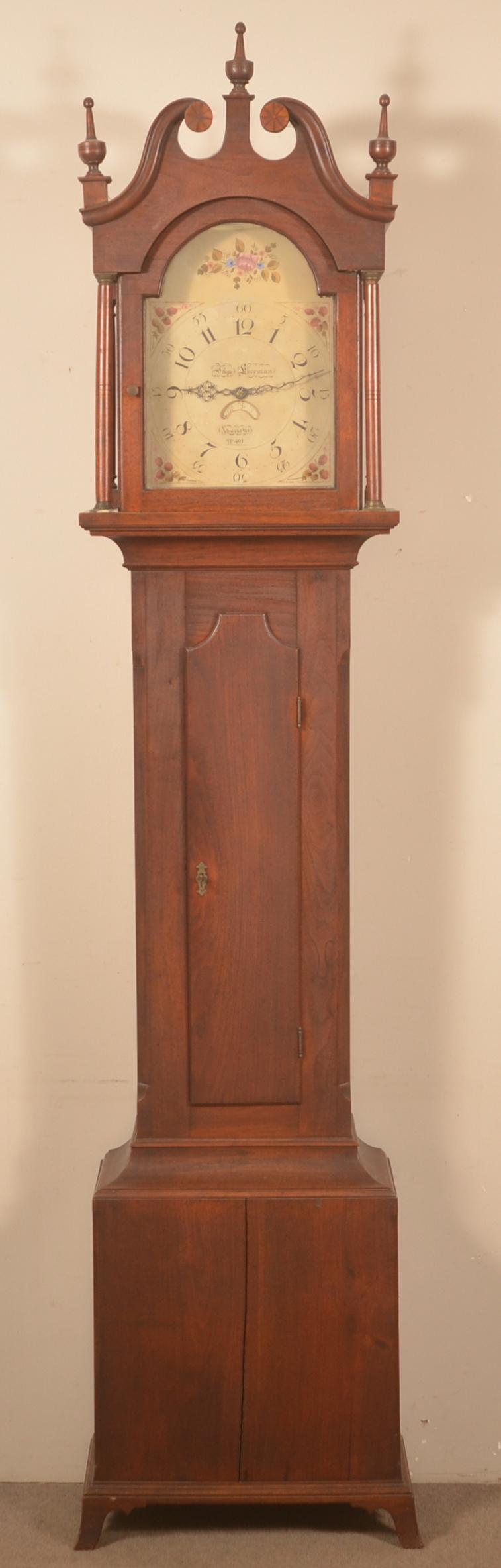 John Eberman, Lancaster, PA No. 463 Tall Case Clock. (1 of 10)