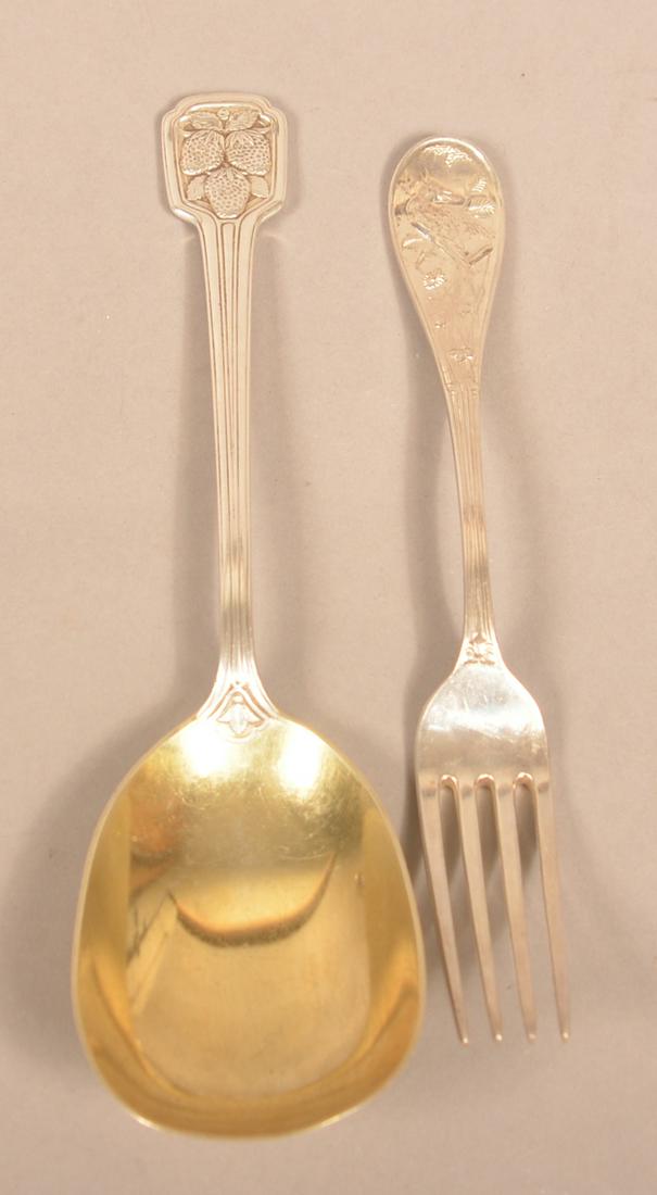 Two Tiffany & Co. Sterling Silver Flatware Pieces. (1 of 6)