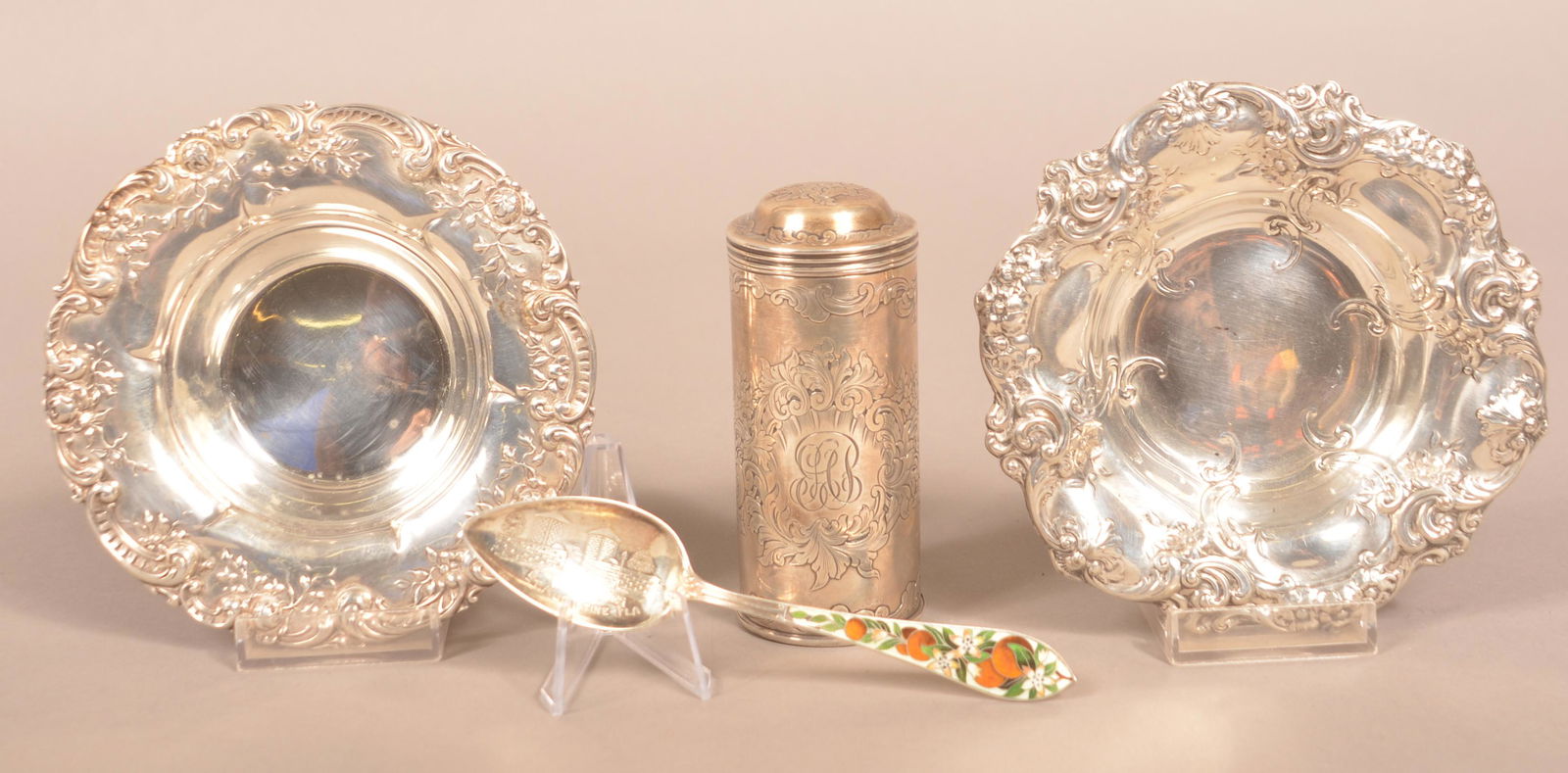 Four Sterling Silver Items. (1 of 7)