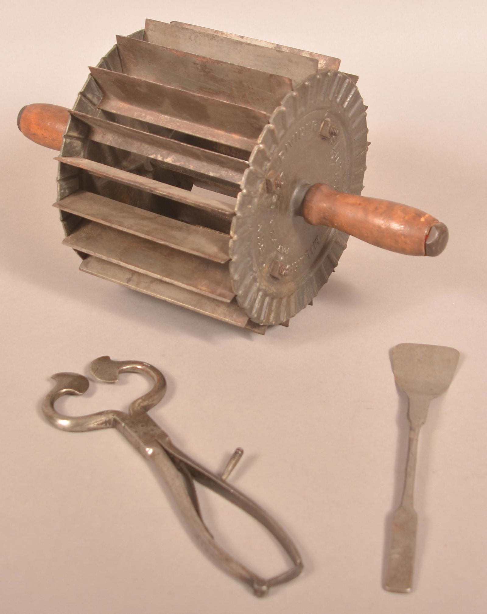 Three Pieces of Antique Metalware. (1 of 3)