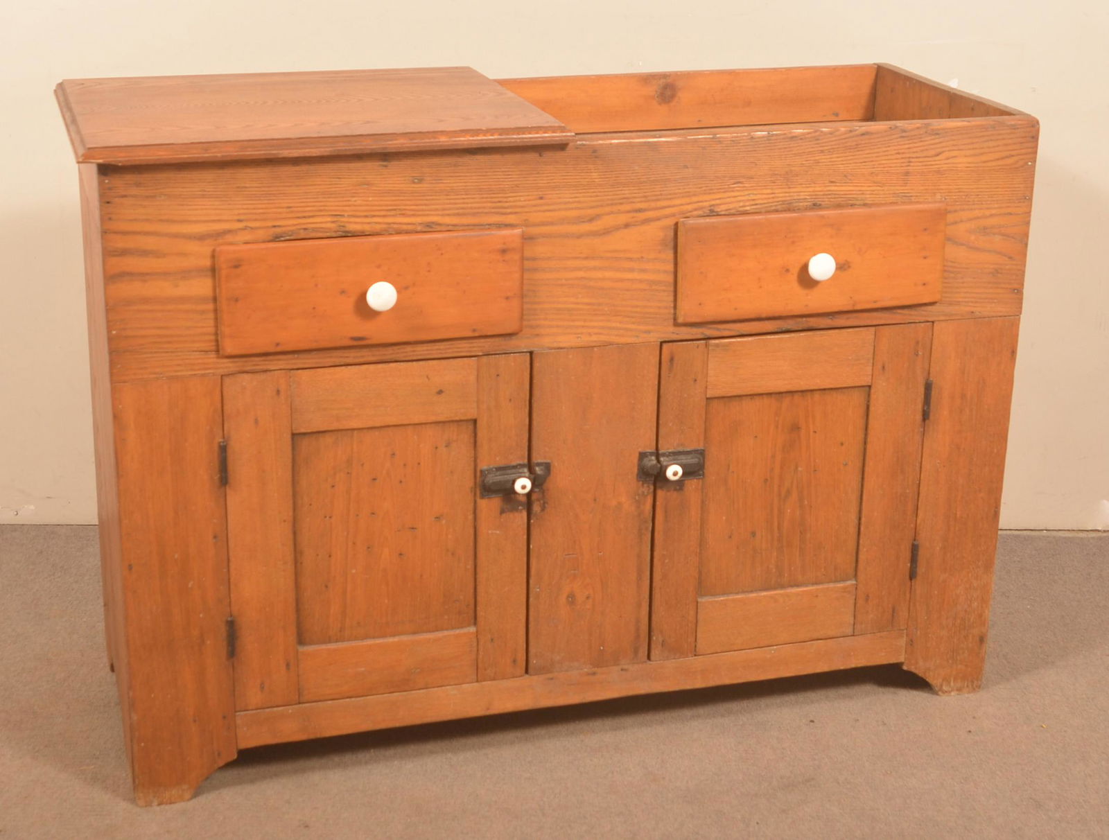 Antique Pennsylvania Mixed Wood Drysink. (1 of 3)