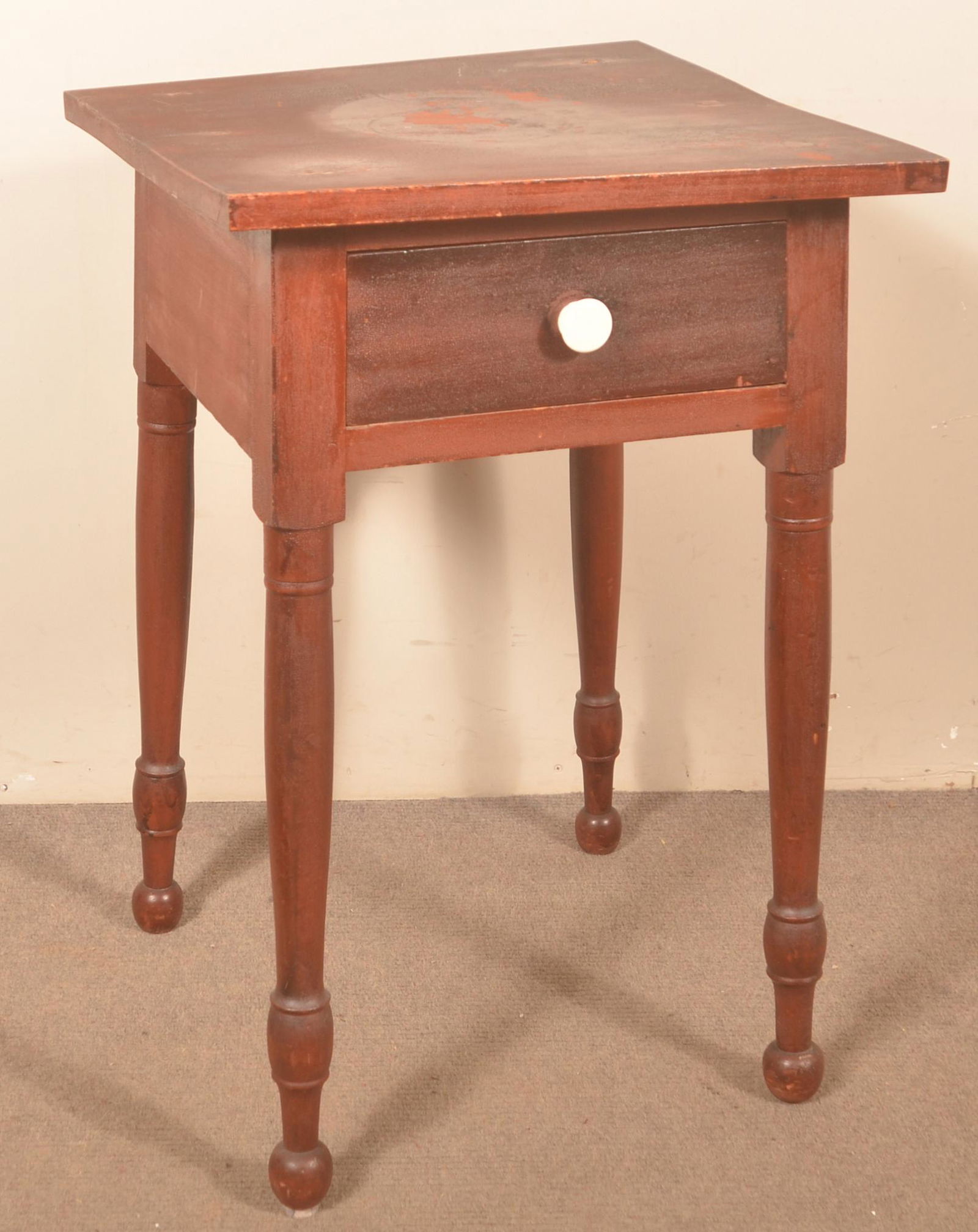 Lancaster County, PA Painted Softwood Work Stand. (1 of 3)