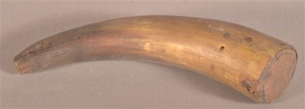 19th Century Powder Horn. (1 of 2)