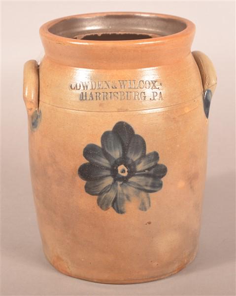 Cowden and Wilcox 1-Gallon Stoneware Jug. (1 of 3)