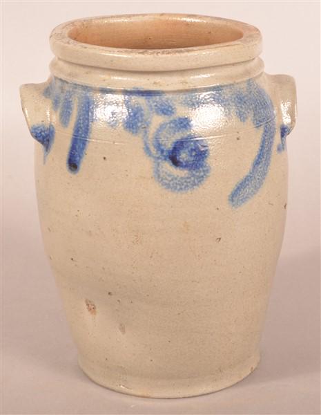 Unsigned 1-Gallon Stoneware Jar. (1 of 3)