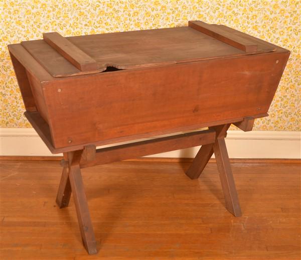 Antique Softwood Dough Box on a Later Period Stand. (1 of 3)