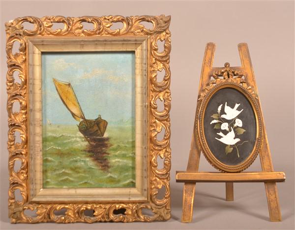 Two Small Framed Items. (1 of 8)