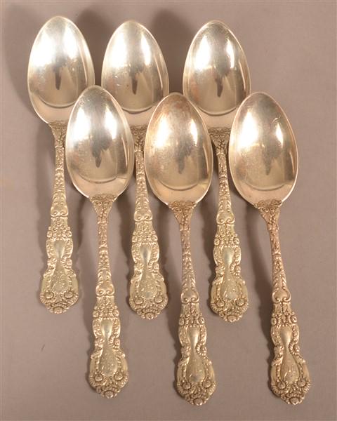 Six Gorham Sterling Imperial Place Soup Spoons. (1 of 4)