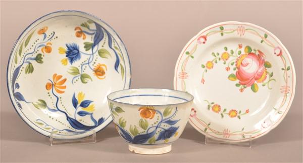 Two Pieces of Early 19th Century Soft Paste China. (1 of 2)