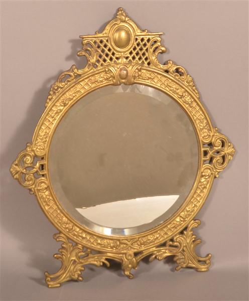 Bradley & Hubbard Cast Iron Wall Mirror. (1 of 4)