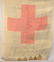 412: Lot of WW1 Medical Corps items: a 4' by 6' red cro