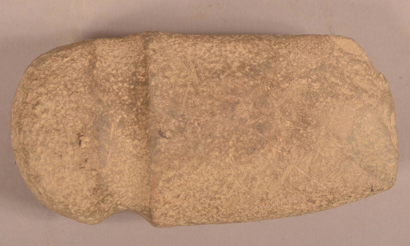 Prehistoric 3/4 Grooved Stone Axe Head. (1 of 2)