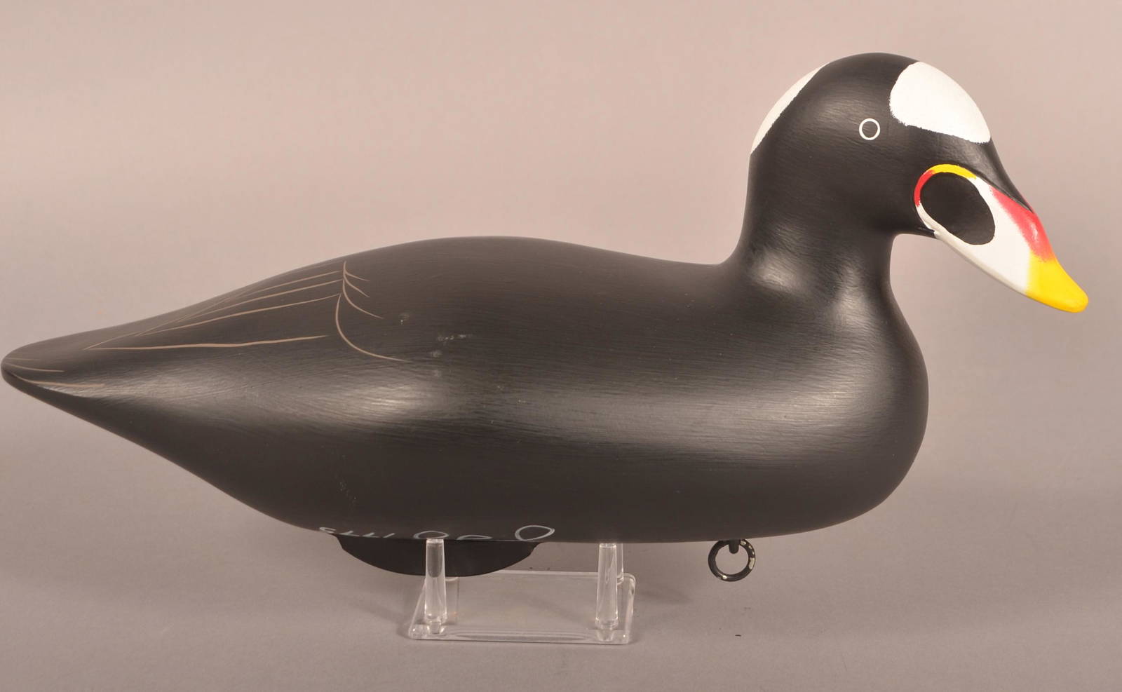 Joey Jobes 1995 Coot Duck Decoy. Auction