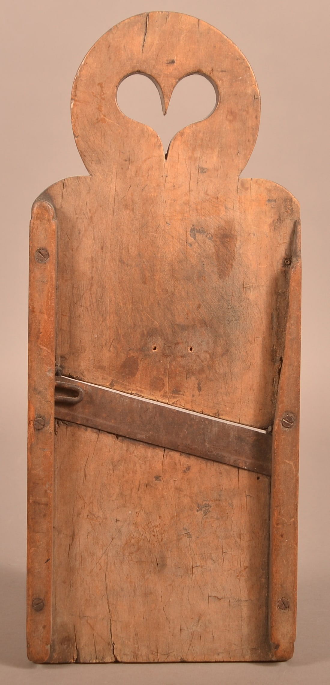 PA 19th Century Maple Single-Blade Slaw Board. (1 of 5)
