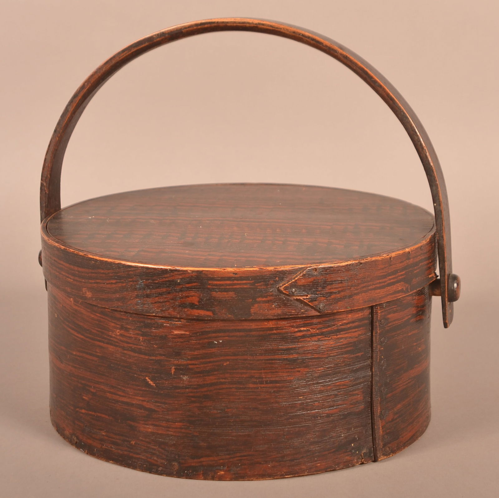 Grain-Painted Bentwood Handle Pantry Box. (1 of 6)