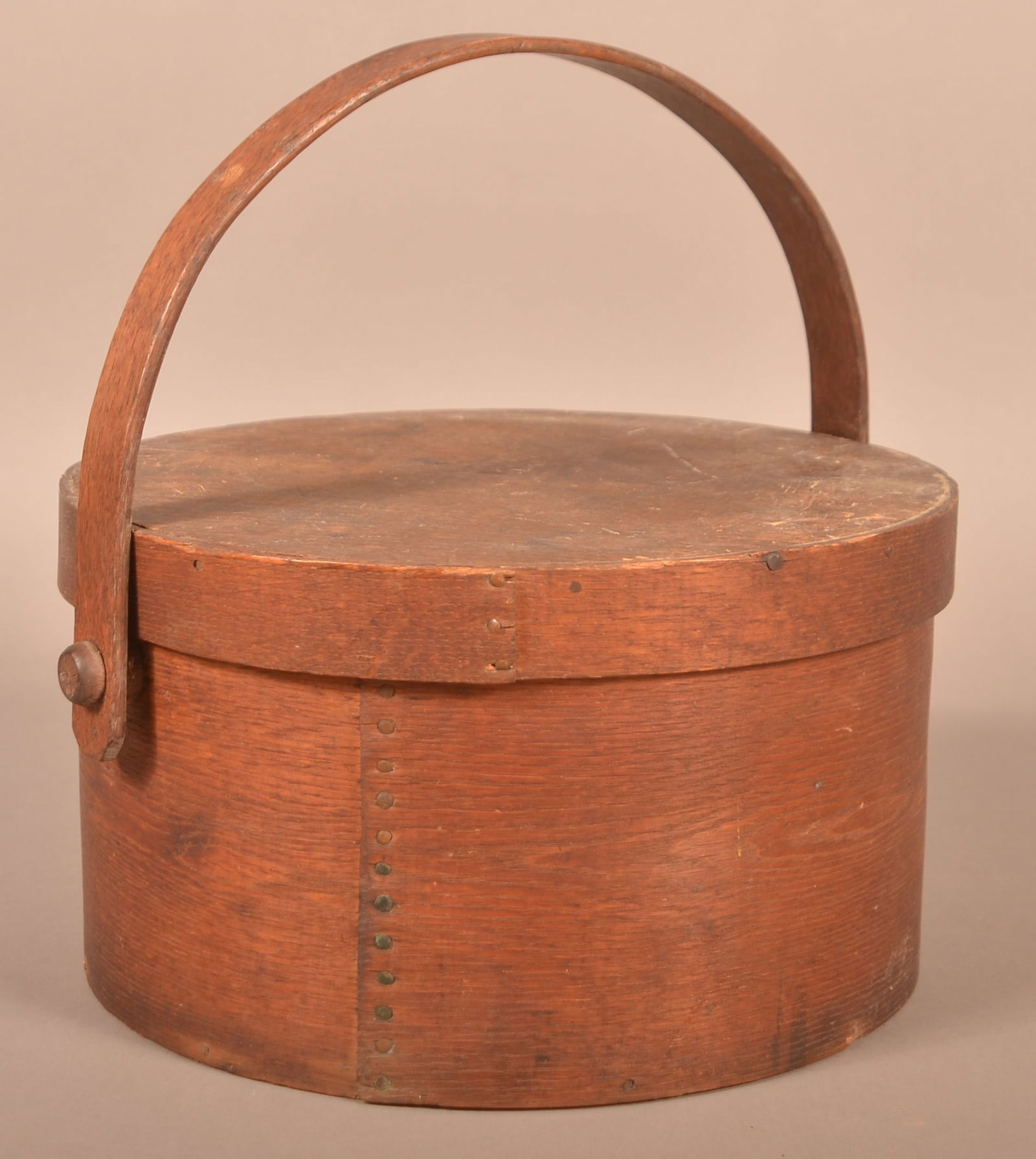 19th Century Circular Bentwood Pantry Box. (1 of 4)