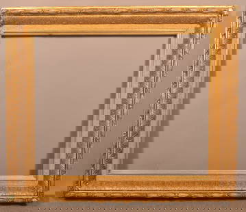 19th Century Gilt-Molded Picture Frame.: 19th Century Gilt-Molded Picture Frame. 30" x 24-1/2", 39-1/2" x 33".