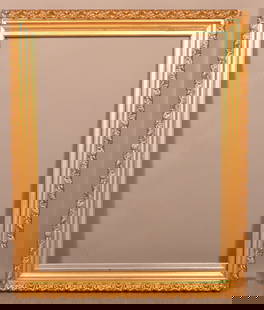 19th Century Gilt-Molded Picture Frame: 19th Century Gilt-Molded Picture Frame. 36" x 28-1/4", 43-1/2" x 35-1/2".