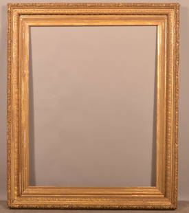 19th Century Gilt-Molded Picture Frame.: 19th Century Gilt-Molded Picture Frame. 37-1/4" x 47-1/4", 49" x 59-1/4".