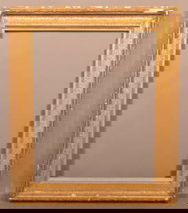 19th Century Gilt-Molded Picture Frame.: 19th Century Gilt-Molded Picture Frame. 33-1/2" x 26-3/4", 42-1/2" x 36".