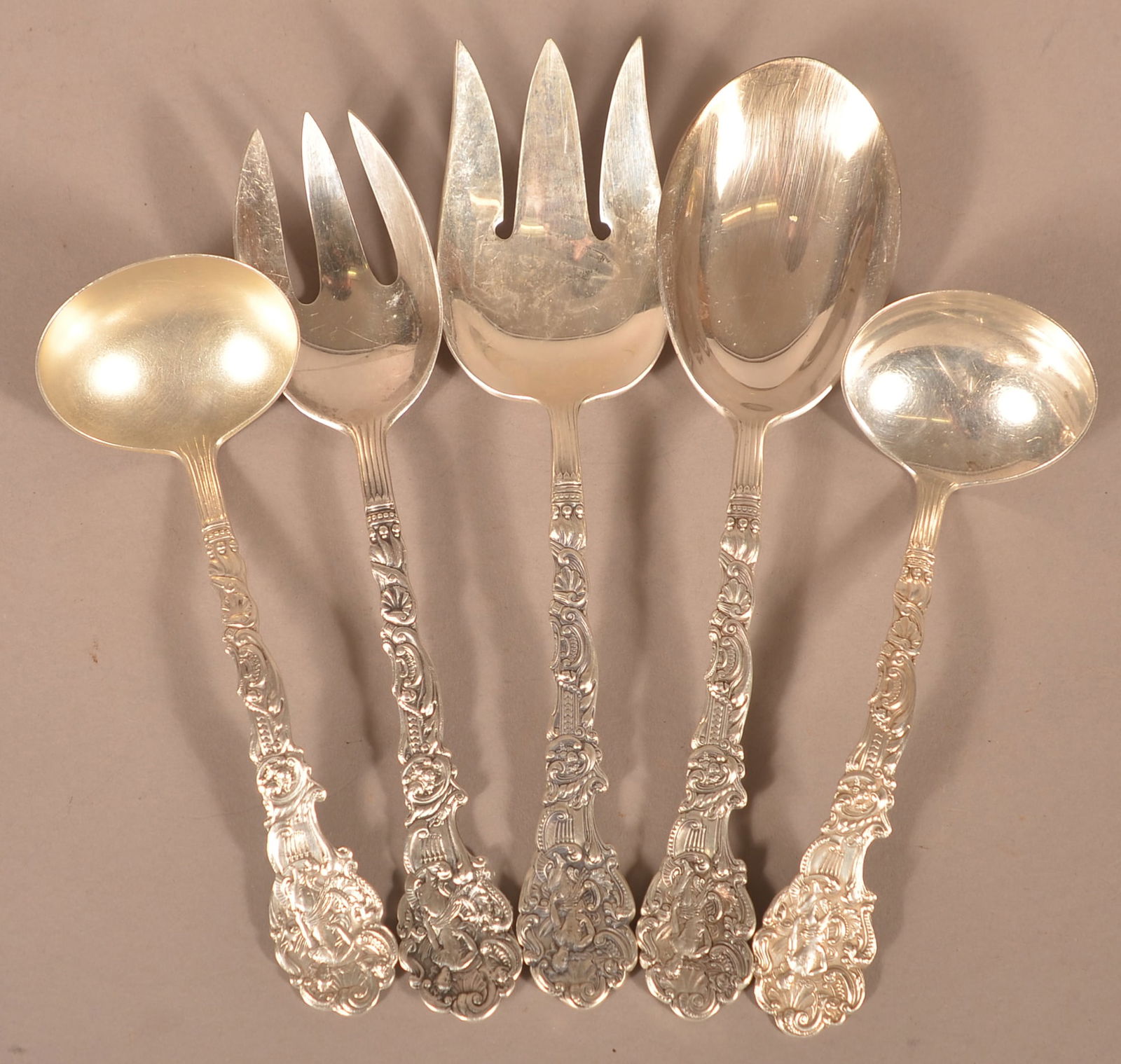 5  Gorham "Versailles" Sterling Silver Serving Pieces. (1 of 4)