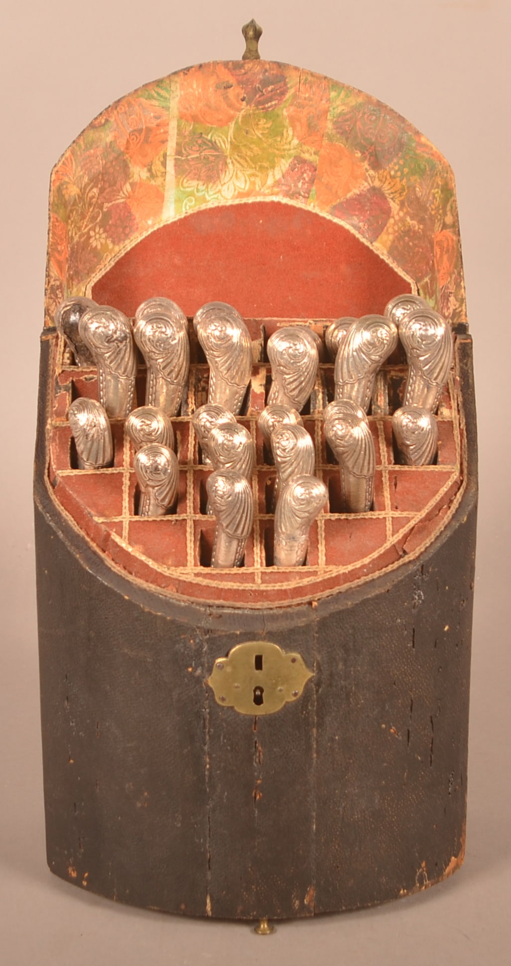 18th Century Sterling Handle Flatware Set. (1 of 9)