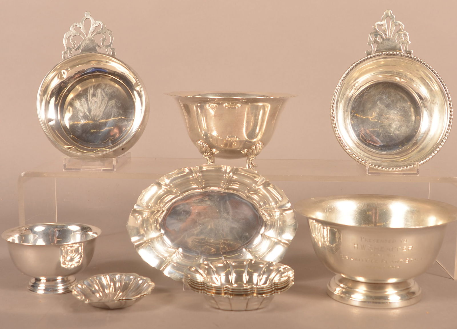 Lot of Various Sterling Silver Bowls. (1 of 2)