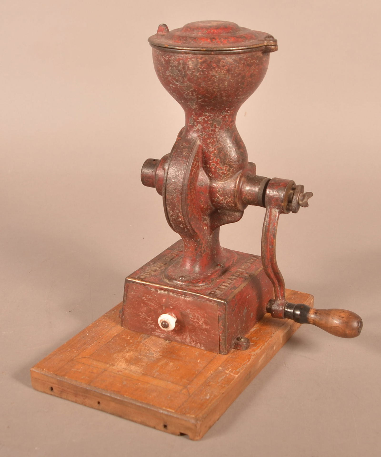 Coles Mfg. Co. Phila. Cast Iron Coffee Mill. (1 of 3)