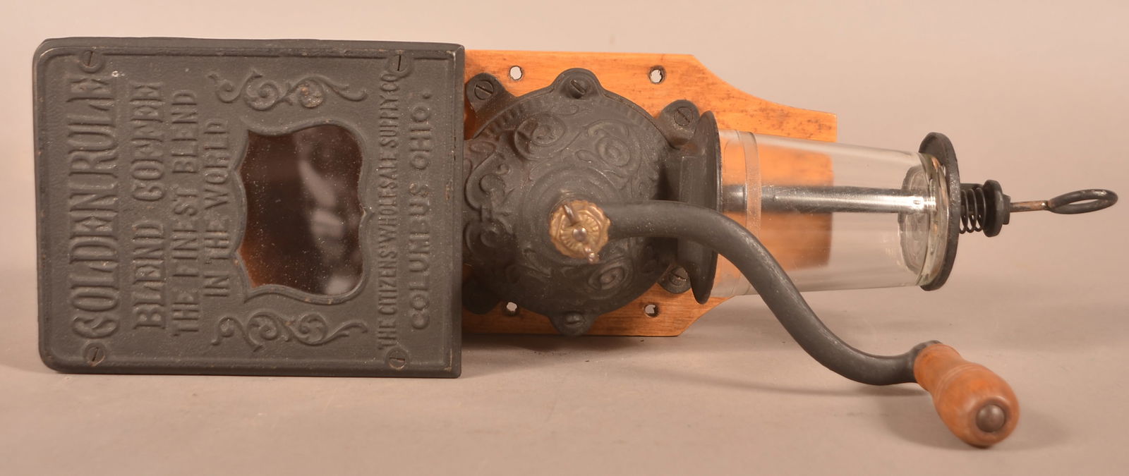 Golden Rule Cast Iron Wall-Mount Coffee Mill. (1 of 5)