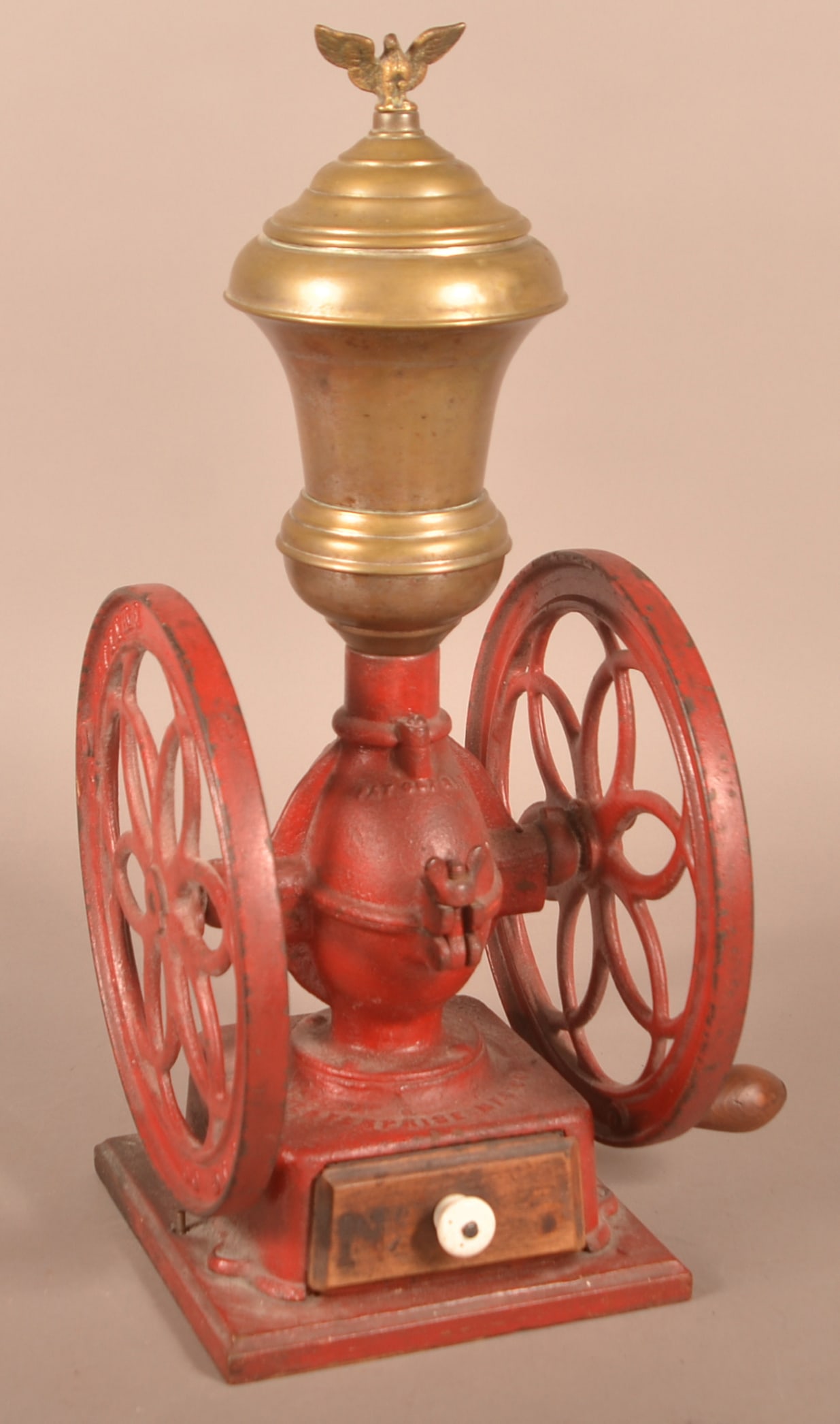 Enterprise Cast Iron Double-Wheel Coffee Mill. (1 of 5)