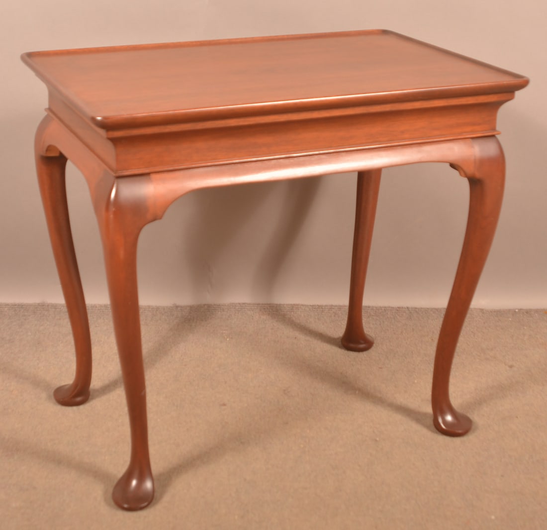 James Smithgall Queen Anne Style Mahogany Tea Table. (1 of 4)