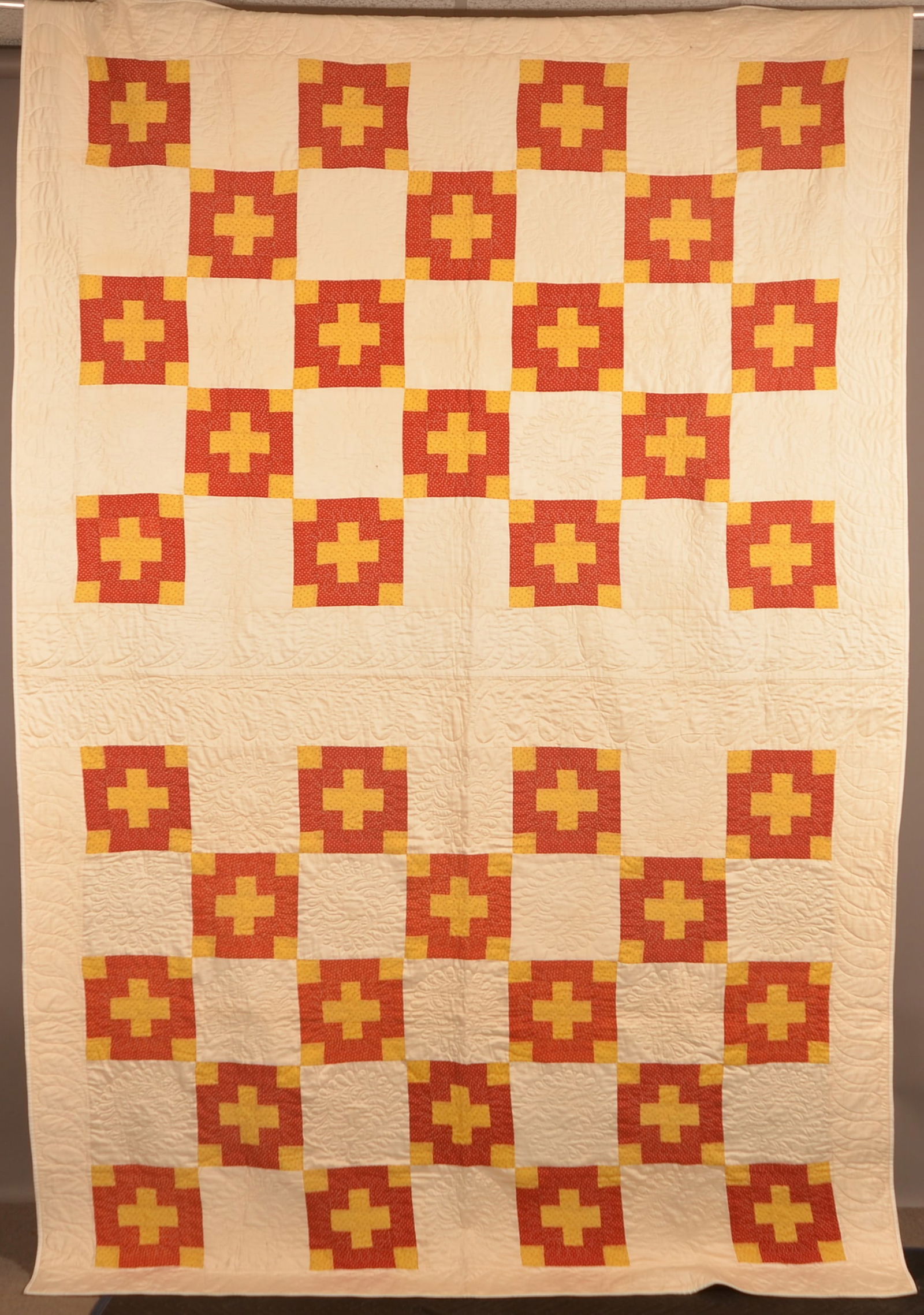 Antique Geometric Pattern Patchwork Quilt. (1 of 5)