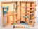 397: Eleven Piece Child's Tool Set in Fitted Wooden Cas