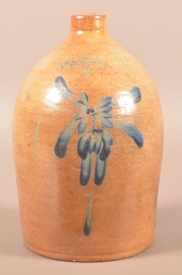 H.B. Pfaltzgraff, York, PA 2-Gallon Stoneware Pottery Jug. (1 of 4)