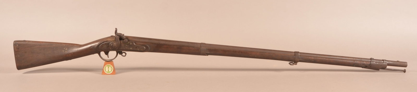 U.S. Springfield Model 1816 Musket Manufactured in 1820.: U.S. Springfield Model 1816 Musket Manufactured in 1820. Pennsylvania State Militia as the barrel is marked ?COND G. HAY IR 1ST B 4TH ID? which translated means Conditioned by George Hay Inspector 1st