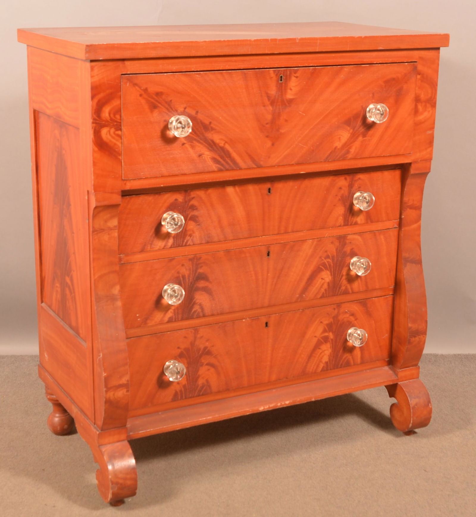 York County, PA Empire Grain-Painted Chest of Drawers. (1 of 5)