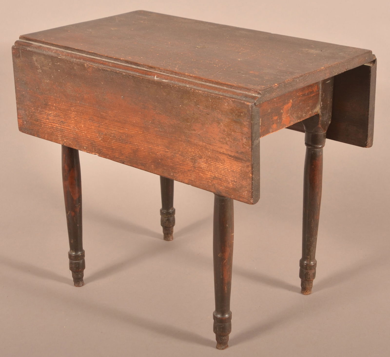 Sheraton Mixed-Wood Miniature Drop-Leaf Table. (1 of 4)
