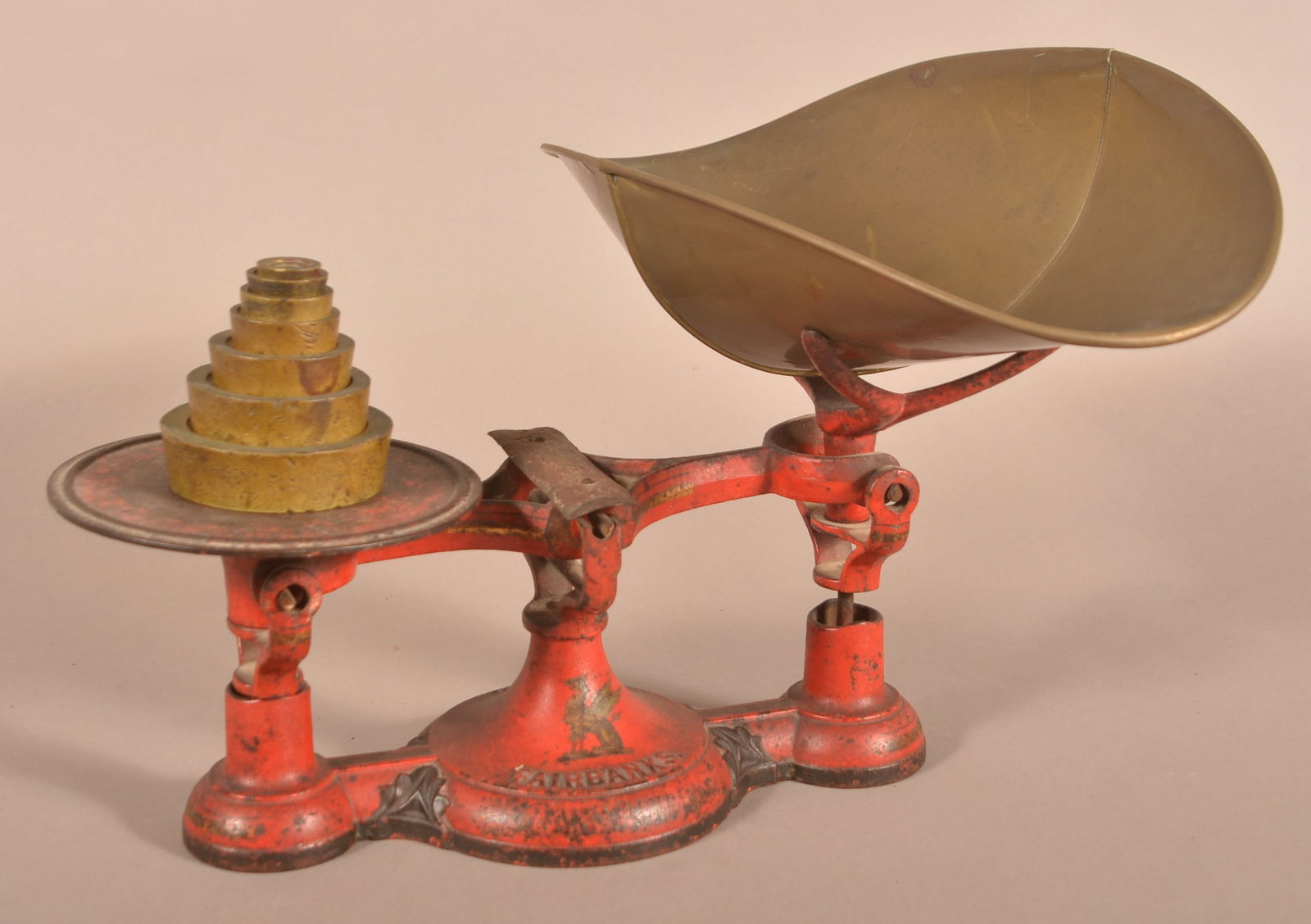 Antique Fairbanks No. 3 Cast Iron Scale. (1 of 3)