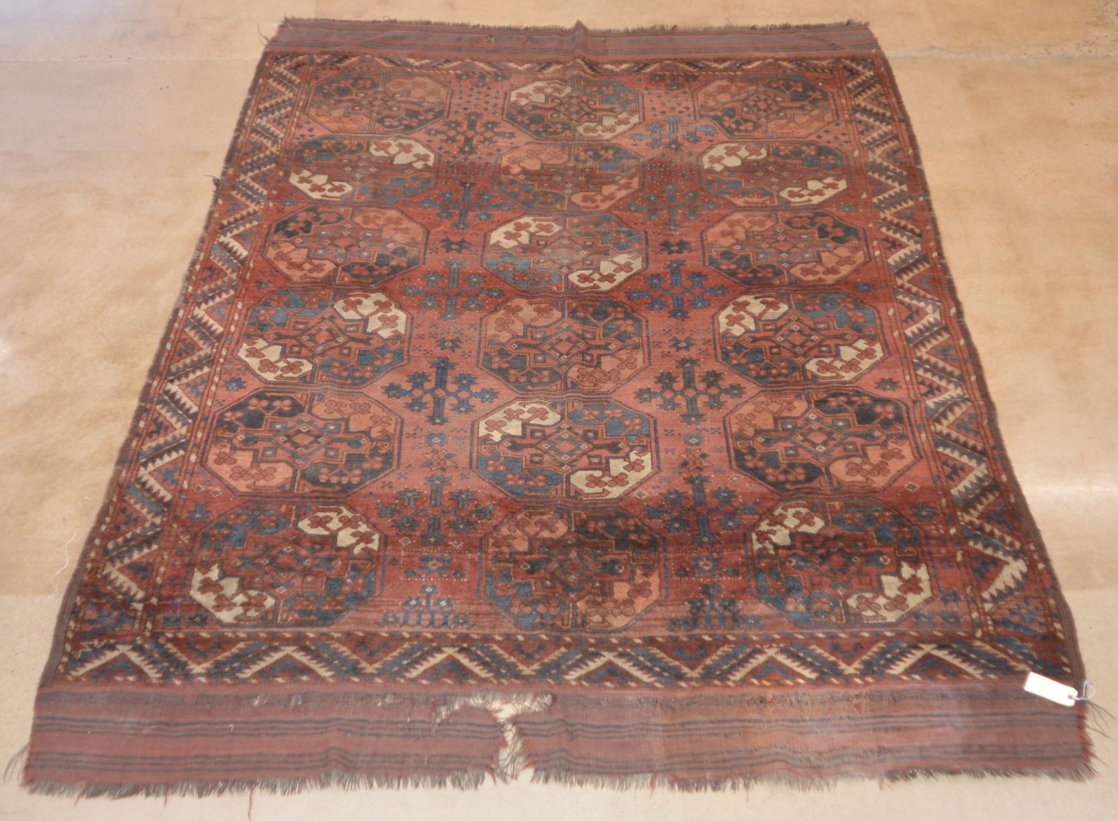 Antique Floral Medallion Pattern Oriental Room Size Rug. (1 of 9)