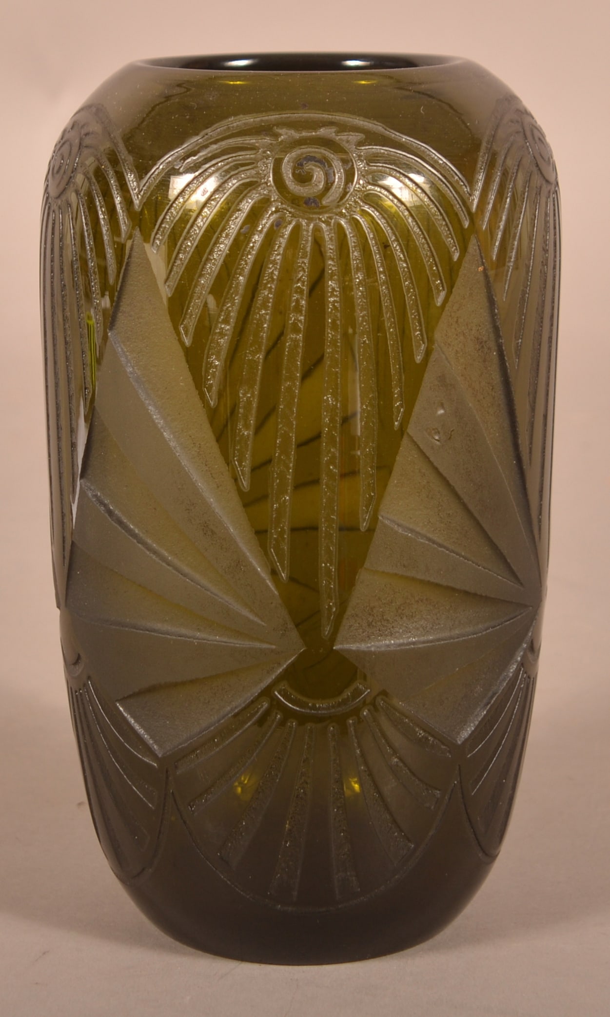 Verrerie Legras Acid Cut-Back Art Glass Vase. (1 of 5)