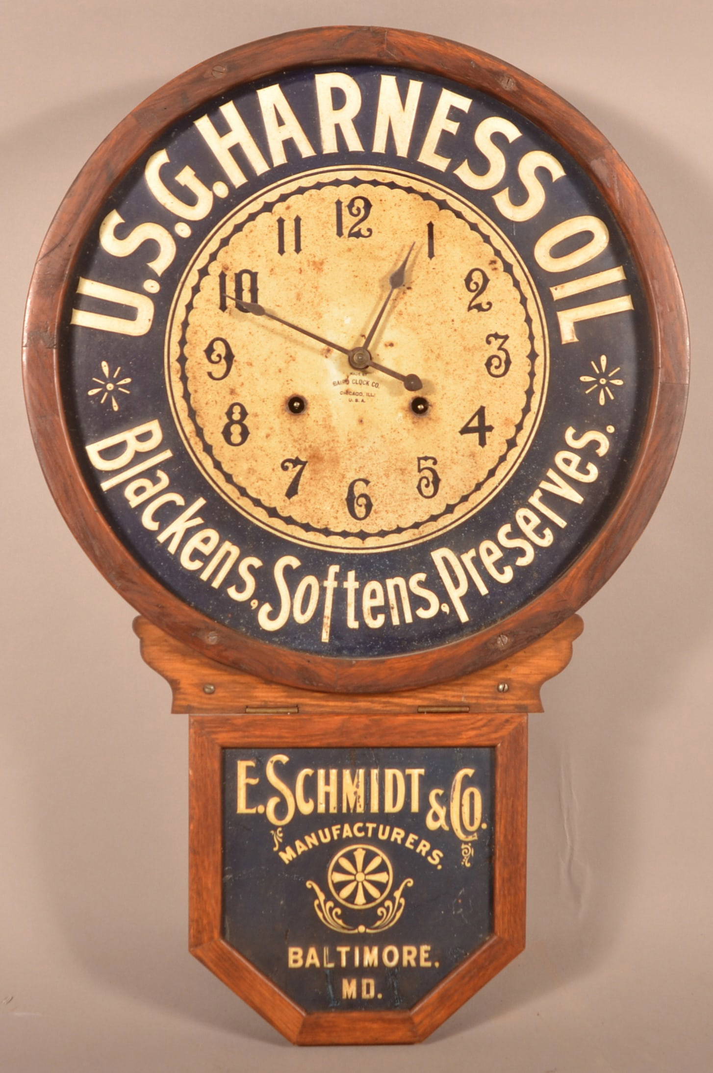 Oak Wall Clocks for Sale at Auction