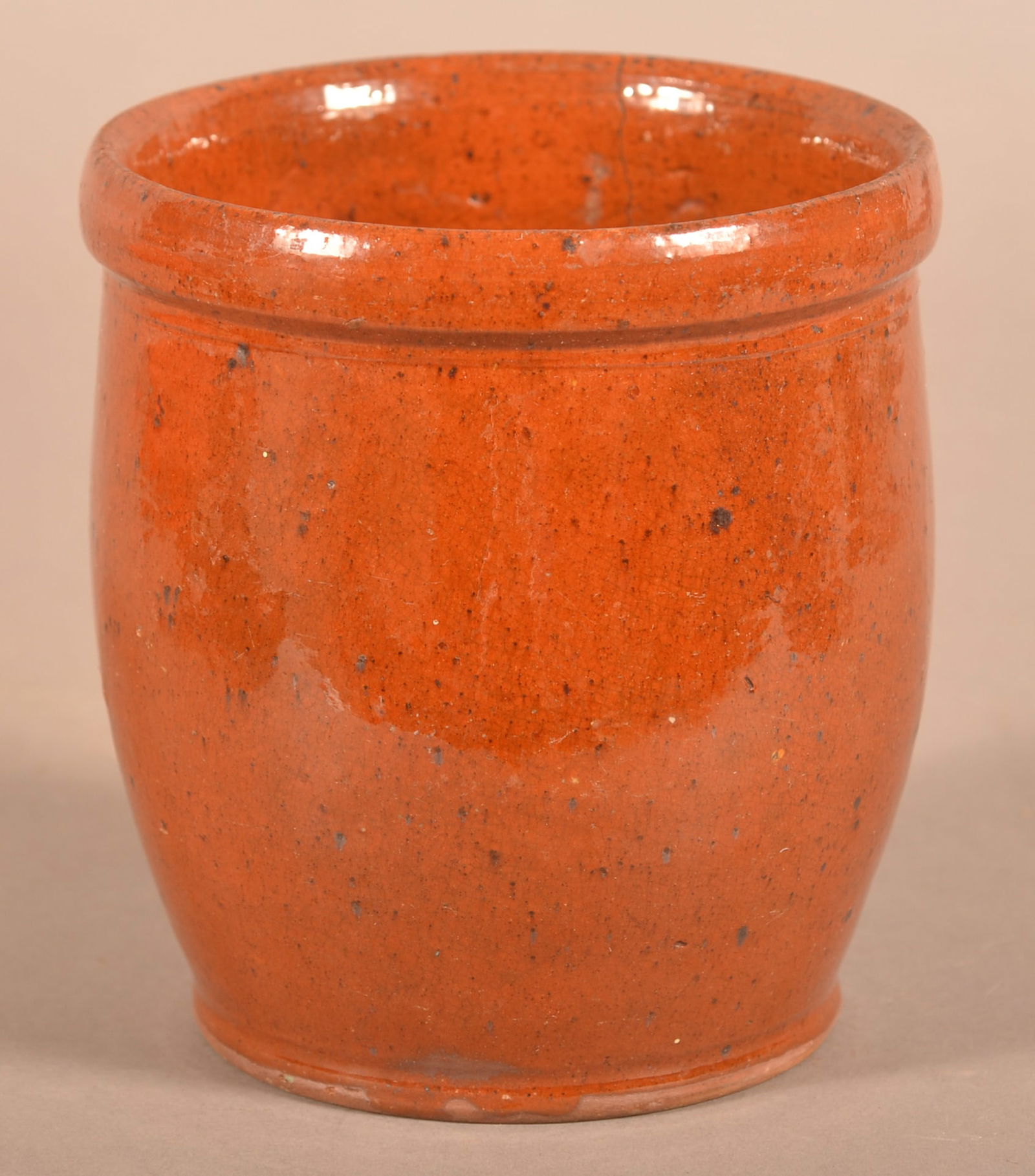 "W. Smith, Womelsdorf" Redware Storage Jar. (1 of 4)