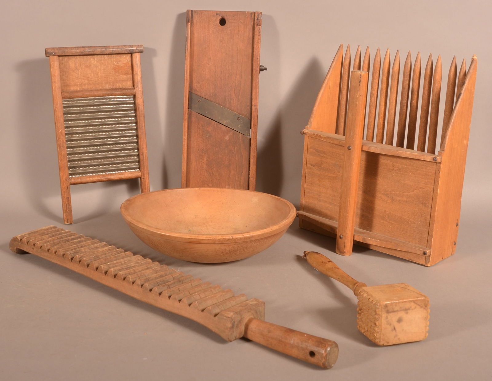 Antique/Vintage Wooden Utilitarian Wares. (1 of 3)