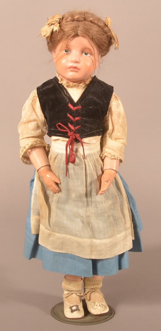 Schoenhut Composition Alpine Girl Doll. (1 of 4)