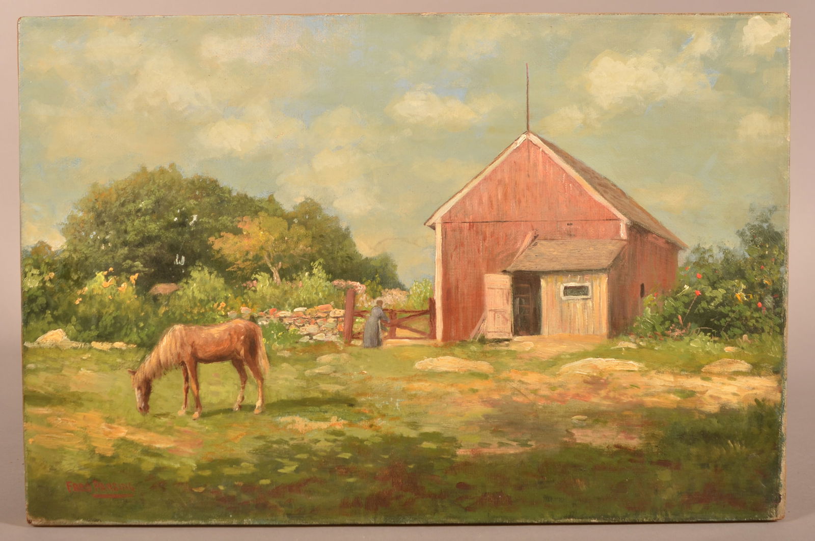 Frederick (Fred) Pansing Landscape Painting. (1 of 4)