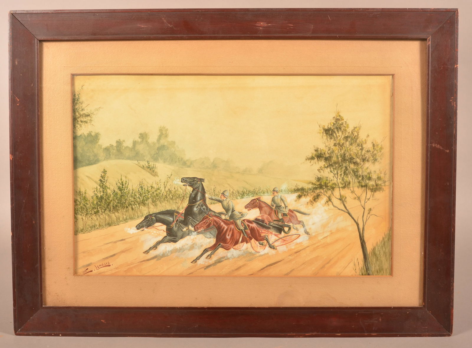 The Runaways, Watercolor on Paper. (1 of 3)