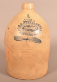 T.G. Daub, Easton, PA 4-Gallon Stoneware Jug.